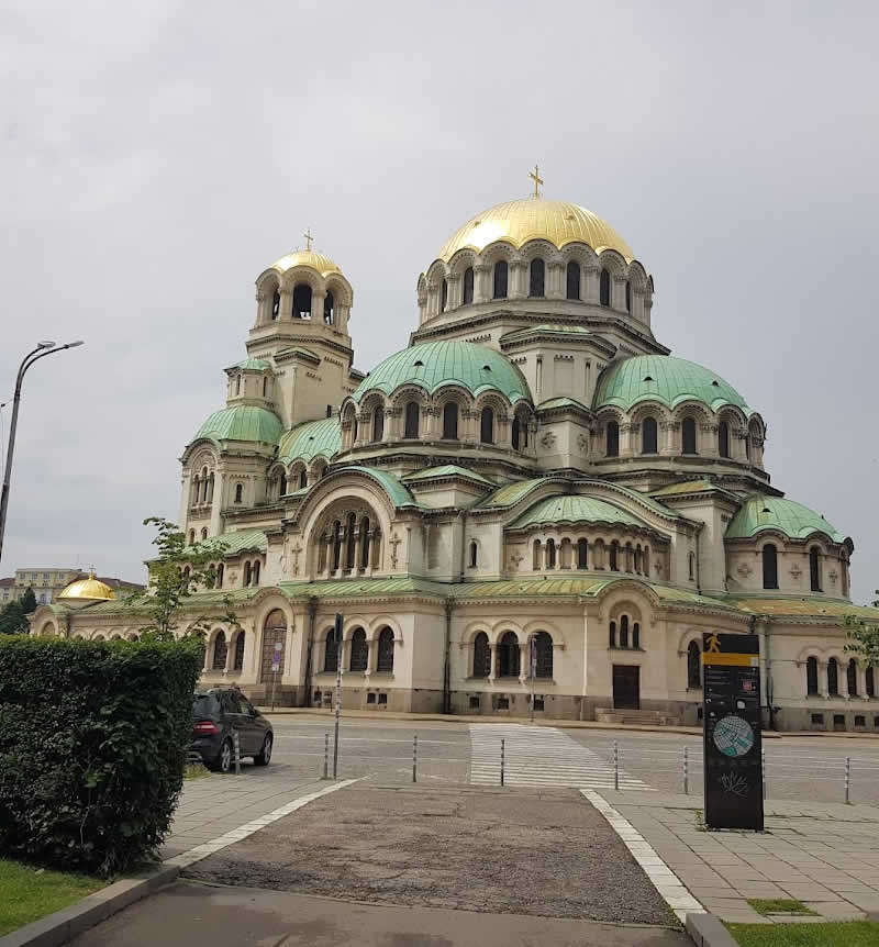 Die Kirche Aleksander Nevski in Sofia